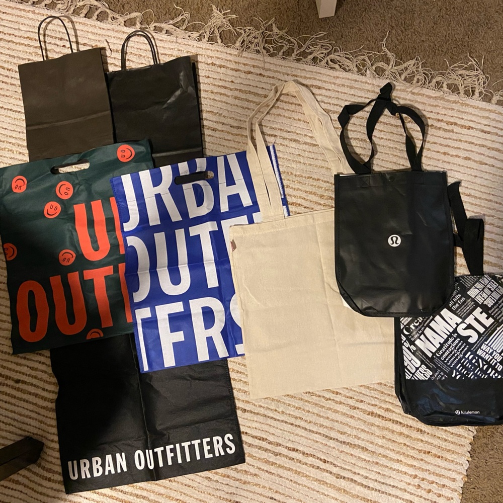 Reusable name brand bags/ totes
